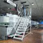 Vzdrževalni oder model 513 - naklon: 45°, število stopničk: 5, širina stopničk (mm): 800, navpična višin (mm): 1000, širin a podvozja (mm): 1000