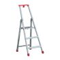 Eurostep lestev s podestom PRO model 870 - Število stopenj: 3, Delovna višina: 2,45 m