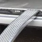 Lahka brv iz aluminija, brez roba, UPOGNJENA - dolžina mm: 1500,  širina mm: 200,  Nosilnost kg/par *: 360,  Teža kg/kos: 3