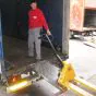 Mobilen prevozni most iz alu - maks. nosilnost v kg: 500, skupna dolžina v mm: 1500, skupna širina v mm: 924, teža v kg.: 21