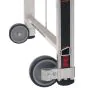 Klettermax Universal Plus aluminijasta podestna lestev Mod. UP826 – število stopnic: 7, dolžina lestve: 2,75 m, delovna višina: 3,45 m, višina podesta: 1,65 m, spodnja širina: 0,73 m, izteg: 1,50 m