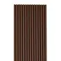 akustične plošče - Model: temno dimljen hrast - furnir iz pravega lesa, Dimenzije: 1200 x 600 x 22 mm, kosov: 4, Vsebina paketa: pribl. 2,88 m²
