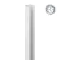 Alu U-profil za 44 mm profili - barva: siva, dolžina: 200 cm