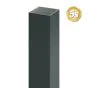 Alu steber 100 x 100 x 4 mm - barva: antracit, dolžina: 75 cm