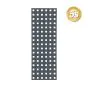 Alu naluknjana pločevina 20 x 20 mm - Komplet Belfast, barva: antracit, širina x višina cm: 30 x 85