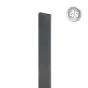 Alu prečne deske - 80 x 20 mm - barva: antracit, dolžina: 250 cm, višina: 8 cm