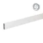 Alu prečne deske - 80 x 20 mm - barva: siva, dolžina: 100 cm, višina: 8 cm