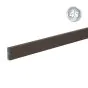 Alu prečne deske - 80 x 20 mm - barva: čokoladno rjava, dolžina: 300 cm, višina: 8 cm