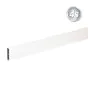 Alu prečne deske - 80 x 20 mm - barva: bela, dolžina: 250 cm, višina: 8 cm