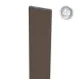 Profil utor-pero 20 mm - barva: čokoladno rjava, dolžina: 300 cm: 