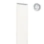 Alu deske 78 x 20 mm - barva: bela, dolžina v cm: 50