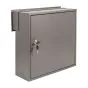 Poštni nabiralnik za aluminijasto ograjo - Barva: temno siva RAL 9007, Širina: 37,5 cm, Višina: 38 cm, Globina: 15 cm