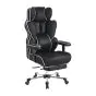 Gaming stol Nimbus – mere: 72,5 x 121–127 x 80 cm, barva: črna