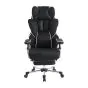 Gaming stol Nimbus – mere: 72,5 x 121–127 x 80 cm, barva: črna