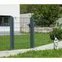 Vrata-žična rešetka David 1 - krilna, 97 cm široka - cinkano ali barvano: barvano antracit, višina v cm: 183, širina v cm: 97, Teža v kg: 37,22