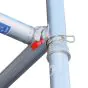 Alu gradbeni odri Mod. E nova norma SAFE - Širina: 1,30 m - Konstrukcija: 3,05 m, delovna višina: 12,30 m