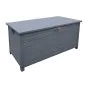 Aluminijasta vrtna zaboj za shranjevanje 424 l – 1350 × 590 × 750 mm, antracit