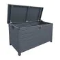 Aluminijasta vrtna zaboj za shranjevanje 424 l – 1350 × 590 × 750 mm, antracit