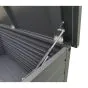 Aluminijasta vrtna zaboj za shranjevanje 424 l – 1350 × 590 × 750 mm, antracit