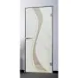 Stekleno vrata ESG 8 mm - izvedba: satinirana M7, vratno krilo: 821 x 2013 mm (Š x V), svetlo gradbeno odprtje: 850 x 2035 mm (Š x V)