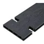 WPC visoka greda Tina – barva: temno siva, mere (D × Š × V): 150 × 70 × 75 cm