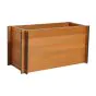 WPC visoka greda Tina – barva: videz lesa, mere (D × Š × V): 150 × 70 × 75 cm