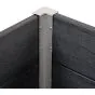 WPC visoka greda Nina – barva: temno siva, mere (D × Š × V): 160 × 70 × 75 cm