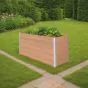 WPC visoka greda Nina – barva: videz lesa, mere (D × Š × V): 160 × 70 × 75 cm