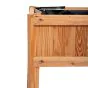 Lesena visoka greda Leonie – višina: 80 cm, širina: 40 cm, dolžina: 83 cm, material: macesen
