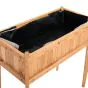 Lesena visoka greda Leonie – višina: 80 cm, širina: 40 cm, dolžina: 83 cm, material: macesen