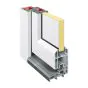 Hišna vrata iz umetne mase model Standard 2 – 1000 x 2100 mm (š x v) Odpiranje: znotraj desno – desno po DIN-u