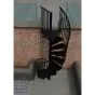 Spiralno stopnišče Los Angeles črno