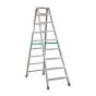 Aluminijasta A-lestev s stopnicami Light Star - Število stopnic: 9, teža v kg: 11,8, B (cm): 199, C (cm): 169, D (cm): 15,5, E (cm): 59,5, F (cm): 299, H (cm): 215
