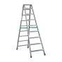 Aluminijasta A-lestev s stopnicami Light Star - Število stopnic: 9, teža v kg: 11,8, B (cm): 199, C (cm): 169, D (cm): 15,5, E (cm): 59,5, F (cm): 299, H (cm): 215