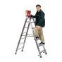 Aluminijasta A-lestev s stopnicami Light Star