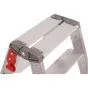 Aluminijasta A-lestev s stopnicami Light Star - Število stopnic: 6, teža v kg: 7,8, B (cm): 130, C (cm): 113, D (cm): 15,5, E (cm): 50, F (cm): 230, H (cm): 141