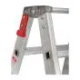 Aluminijasta A-lestev s stopnicami Light Star - Število stopnic: 8, teža v kg: 10,4, B (cm): 176, C (cm): 144, D (cm): 15,5, E (cm): 56, F (cm): 276, H (cm): 190