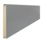Sendvič panel  Protect - Barva: bela aluminij, Izvedba: obojestransko gladka, Dolžina: 250 cm, Višina: 48 cm, Debelina profila: 3,9 cm