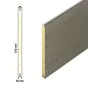 Sendvič panel  Protect - Barva: bela aluminij, Izvedba: obojestranska z utorom, Dolžina: 250 cm, Višina: 61 cm, Debelina profila: 3,9 cm