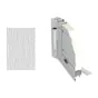 Aluminijasta stranska vhodna vrata, 1-krilna - mere: 1000 x 2000 mm (Š x V), barva: antracit RAL 7016, omejevalnik: znotraj desno - DIN desno