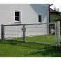 Vrata Vario s cevnim okvirjem, dvokrilna - Opis: Pocinkana vrata, Višina v cm: 123, Skupna širina v cm: 420, Prehodna širina v cm: 400