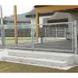 Vrata Vario s cevnim okvirjem, dvokrilna - Opis: Pocinkana vrata, Višina v cm: 143, Skupna širina v cm: 216, Prehodna širina v cm: 200