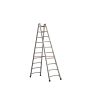 Euro-Profi A-lestev s klini iz alu Mod. S305 - število prečk: 2 x 10, dolžina lestve (m): 2,95