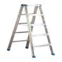 Aluminijasta A-lestev s stopnicami mod. SL - število prečk: 5, višina pribl. m: 1,20, širina m: 56, teža kg: 8,00