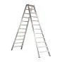 Aluminijasta A-lestev s stopnicami mod. SL - število prečk: 12, višina pribl. m: 2,76, širina m: 68, teža kg: 15,90