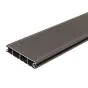 Deske za teraso iz aluminija - dolžina: 3000 mm, prerez: 144 x 27 mm, barve: temno siva