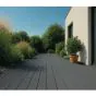 Deske za teraso iz aluminija - dolžina: 3000 mm, prerez: 144 x 27 mm, barve: temno siva