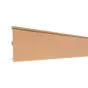 fasadni profili iz WPC - Mode - Barva: svetlo rjava, Dolžina: 200 cm, Višina: 20 cm, Debelina: 2 cm