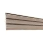 fasadni profili iz WPC - Stil - Barva: siva, Dolžina: 200 cm, Višina: 15 cm, Debelina: 2 cm