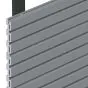 fasadni profili iz WPC - Stil - Barva: siva, Dolžina: 200 cm, Višina: 15 cm, Debelina: 2 cm